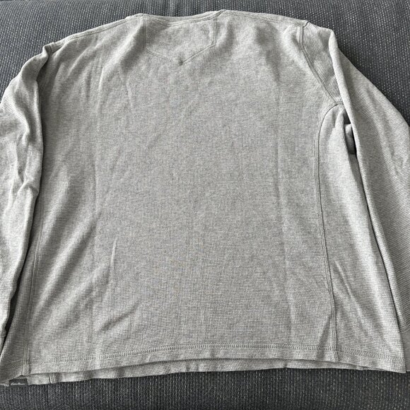Eddie Bauer Sweater Mens XL Gray Cotton Sweater Long Sleeve - Picture 3 of 3